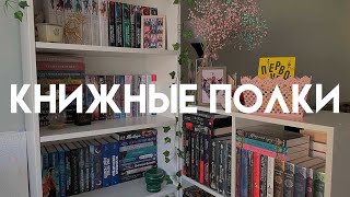 КНИЖНЫЕ ПОЛКИ | расставляем покупки, мини перестановка и обзор | итоги розыгрыша