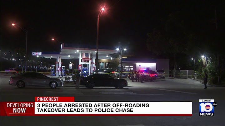 Police: 3 arrested, officer injured after ATV takeover leads to chase in Pinecrest