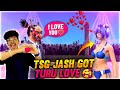 Free Fire - TSG JASH GOT TURU LOVE ❤️ ( GIRL FRIEND) ? IN RANDOM CUSTOM ROOM ON FACTORY ROOF - TSG