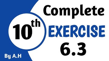 Class 10 math exercise 6.3 by ah | 10th maths ex 6.3 solved by ah | find standard deviation variance