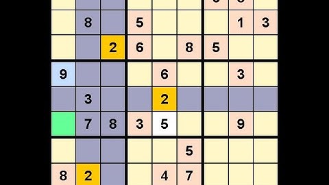 How to Solve Los Angeles Times Sudoku Expert August 28, 2022