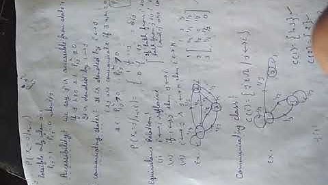 2nd page of notes MARKOV chain Net exam