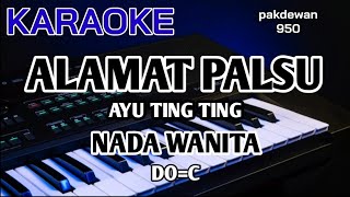 Alamat Palsu || Ayu Ting Ting || Karaoke || Cover