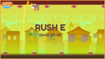 Rush E | Cat Dash | Geometry Dash Style Music Runner Gameplay
