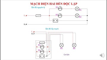 MẠCH ĐIỆN ĐK HAI ĐÈN ĐỘC LẬP