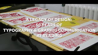50 years of Typography & Graphic Communication at Reading