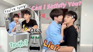 'Can I satisfy you? 😳' 'Have you ever thought about breaking up? 💔' Exciting Gay Couple Secret Q&A🤣