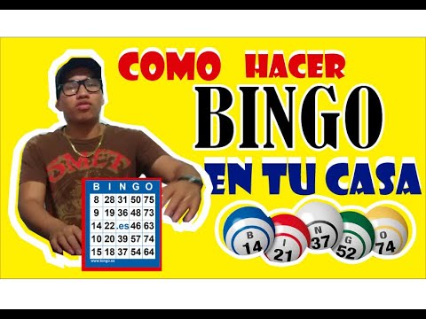 Video: ¿Cómo haces tu propio bingo?