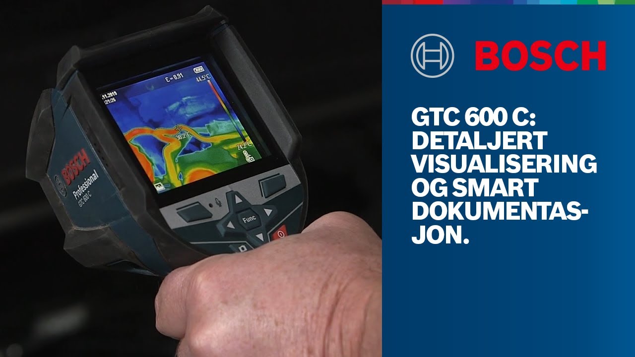 Bosch GTC 600 C Professional Detaljert Visualisering Og Smart Dokumentasjon YouTube