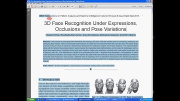 3D Face Recognition Under Expressions Occlusions and Pose Variations