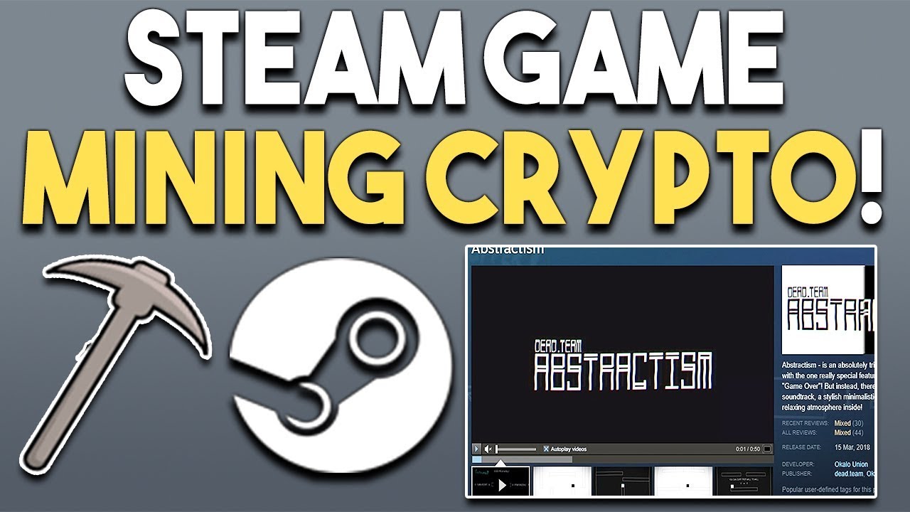 STEAM Game MINING Crypto! NEW PC OPEN WORLD RPG Coming! Great