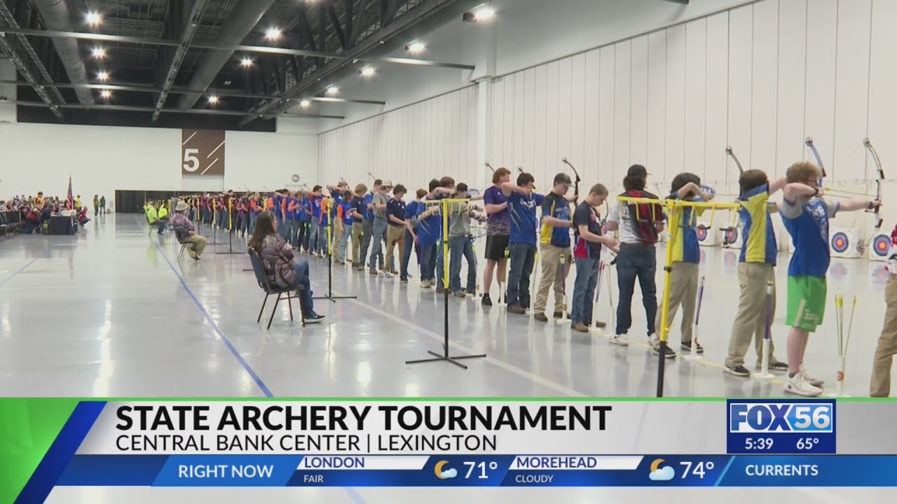 State Archery Tournament held at Central Bank Center in Lexington - YouTube