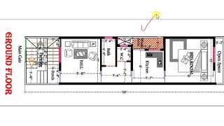 12x50 House Plan Best 1bhk Small House Plan Dk 3d Home Design