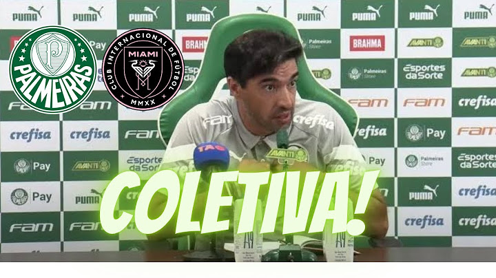 COLETIVA ABEL FERREIRA - PALMEIRAS X INTER MIAMI - COPA DO MUNDO DE CLUBES
