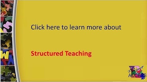 Structured Teaching