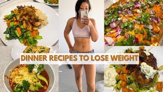 COOK WITH ME | 3 HEALTHY DINNER RECIPES TO LOSE WEIGHT!