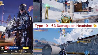Type 19 has 63 damage on headshot 🫨 | Mythic Type 19 and Legendary BY15 rush gameplay - CODM BR