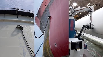 Qlayers Coating Robots | Storage tank coating, Maritime coating, Wind turbines coating