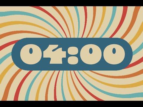1970's Classroom Timer 4-Minute Countdown