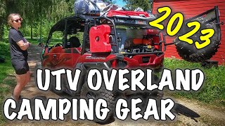 UTV Overland Camping Gear - What We're Packing on our Family Trips in 2023 [Polaris General 4]