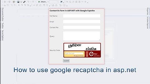 How to use google recaptcha in asp.net