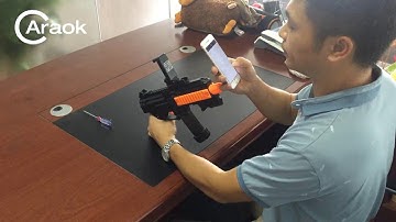 Instructions of Caraok AR Gun G2 AR Game Bluetooth Wireless Connection IOS/Android