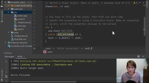 Throw and catch exceptions