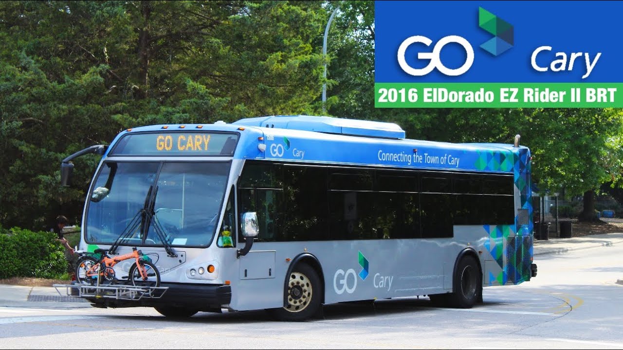 GoCary: 2016 ElDorado EZ Rider II BRT on route 7 (Insane Belt Scream ...