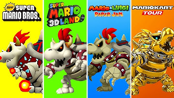 Evolution of Dry Bowser in Super Mario Series (2006-2025)