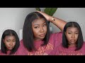 Omg 99 affordable 6x5 lace 12 bob wig install  megalook hair