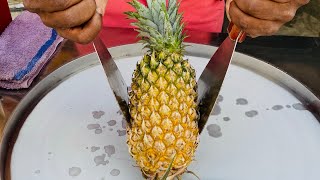 Pineapple Ice Cream Roll Street Food |#icecream