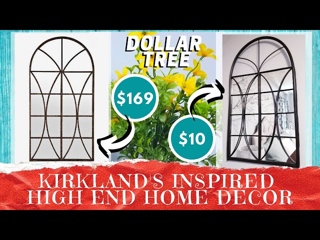 Grab Dollar Store mirrors and duct tape for this high-end decor