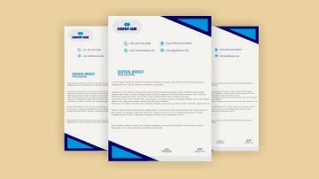 New Tutorial LetterHead Design - Coreldraw Design Creativity 2024.