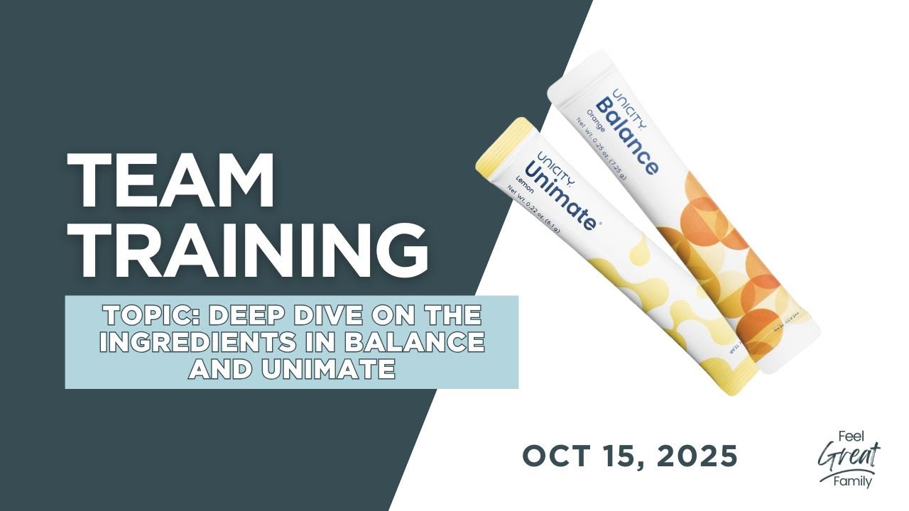 Deep Dive on the Ingredients in Balance & Unimate
