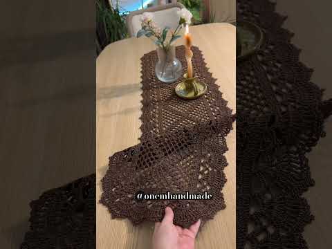 #tablerunner #crochet #diycrafts #tığişi #knitting #decoration #handmade