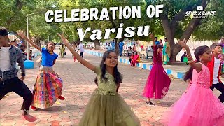 Celebration of Varisu || Public Dance || Thalapathy || Mothi Choreography || Senzx #thalapathy67