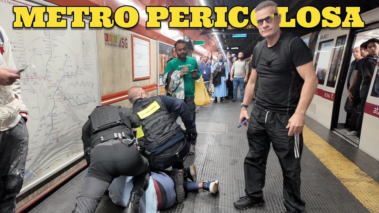 Uomo pericoloso crea il panico sotto la Metro