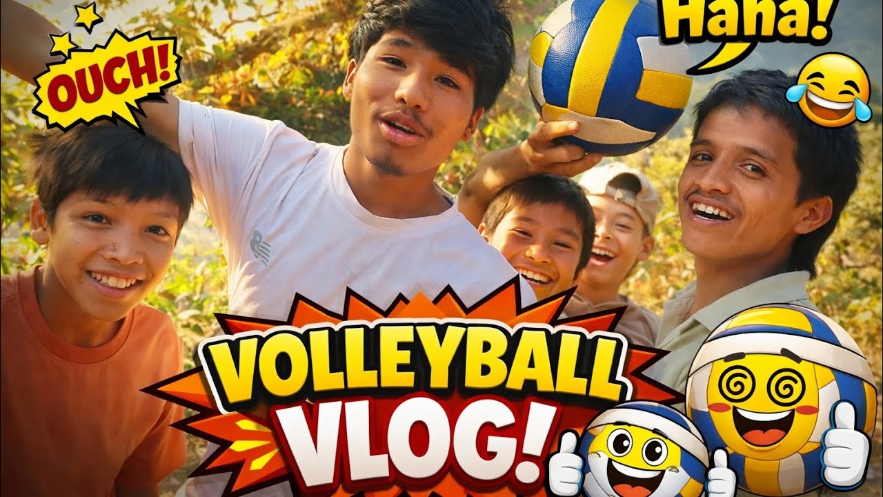 Volleyball खेल्दा यस्तो भयो 😱😂 | Village Volleyball VlogVolleyball + Masti = Full Comedy 🤣🏐 | Vlog