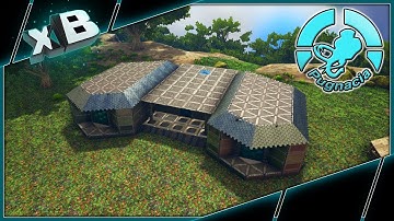 FUTURISTIC TEK GLASS BASE BUILDING! :: MODDED ARK: PUGNACIA :: Ep 8
