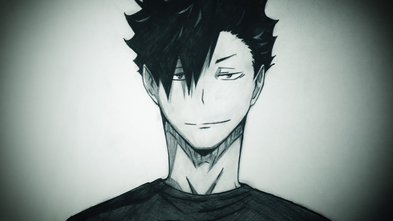 How To Draw Tetsurou Kuroo From Haikyuu Youtube