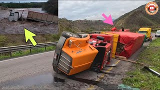 Heart-Stopping Moments: Incredible Near-Miss Escapes by Jungle Truck Drivers