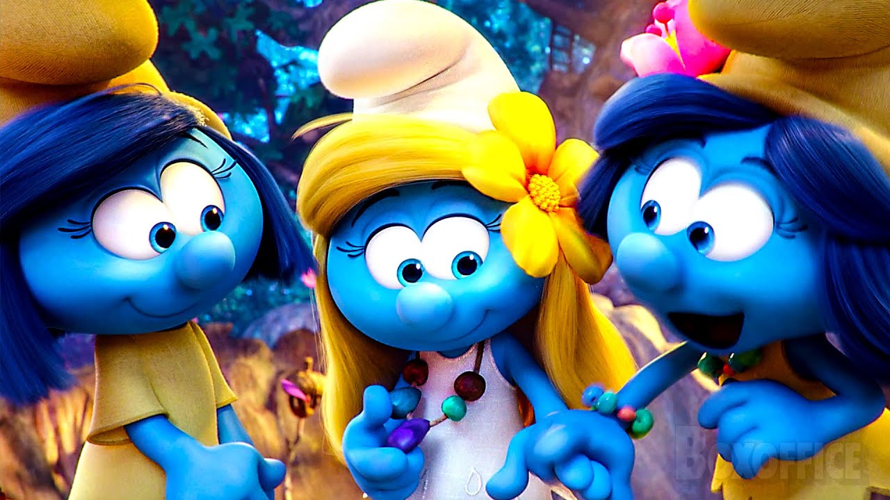 Todos los mejores momentos de Pitufina en Los pitufos: la aldea perdida 🌀 4K