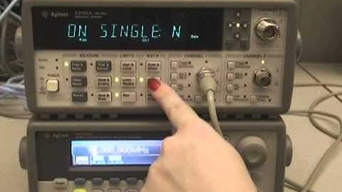 Use limit testing and statistics on the Keysight 53100 series counters