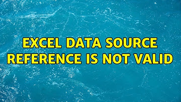Excel data source reference is not valid (3 Solutions!!)
