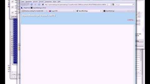 OpenMeetings Sugar Module 1.0 Integration - Demo Video