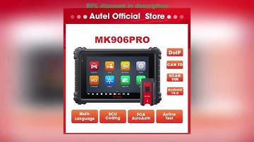 #Autel MaxiCOM MK906PRO Diagnostic Tool Bluetooth Scanner Automotivo ECU Coding MK906 PRO Automoti