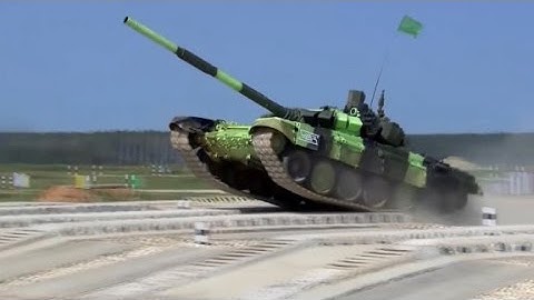 Video shows new Russian tank in action
