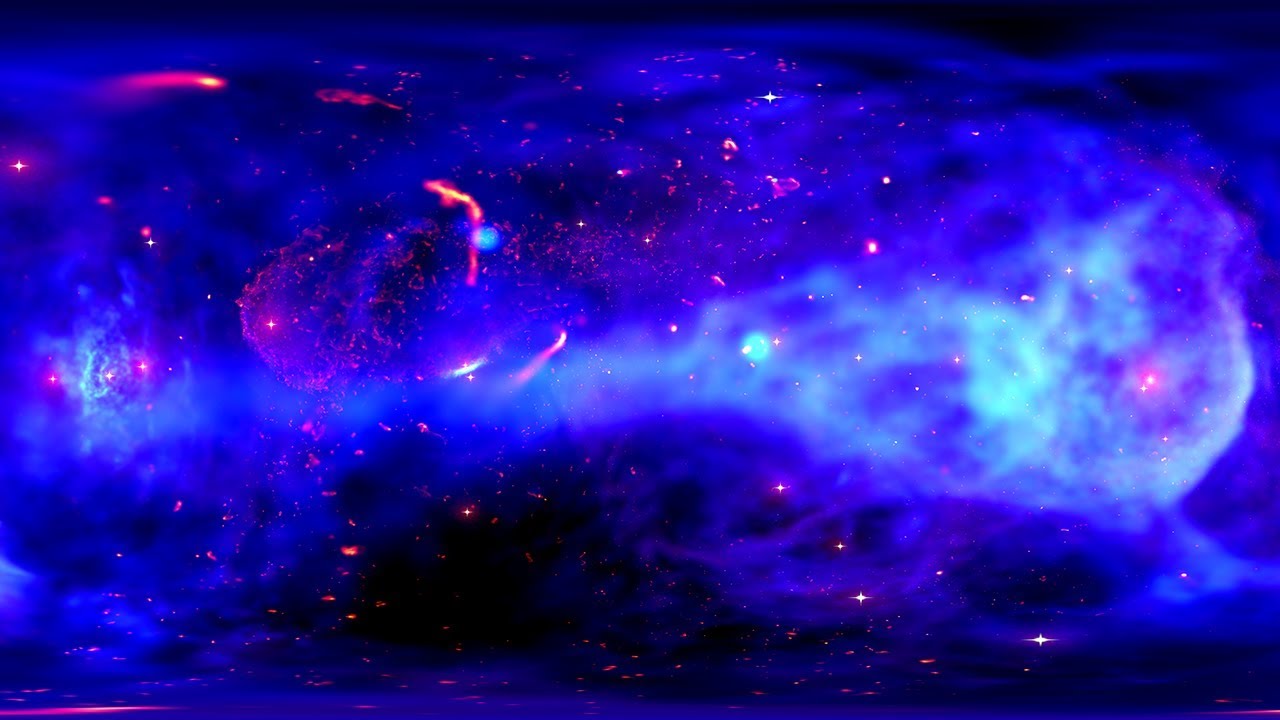 ⁣Galactic Center 360-degree Visualization