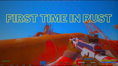 POV: this your first time playing RUST😭🙏