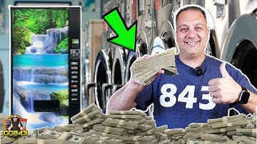Laundromat Vending Machine MONEY COLLECTION! 💰 Restocking for MAX Profits! 🥤💵